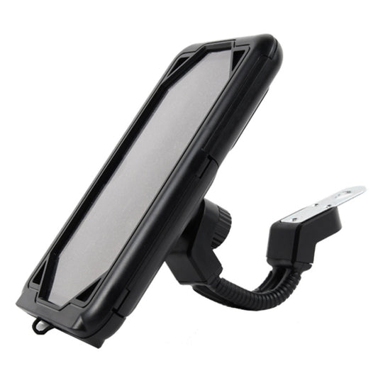 Motorcycle Bicycle Waterproof Mobile Phone Holder, Style: Rearview Mirror (7 inch)