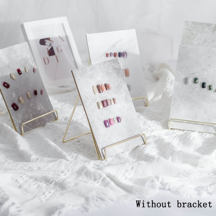 2 PCS Nail Art Photo Background Rock Pattern Display Board(C Style) - Brick Wall by buy2fix | Online Shopping UK | buy2fix