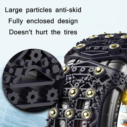 For 175~265cm Snow Emergency Snow Chains For Car SUV General Tires(Yellow 8764A) - Car Road Trouble Clearer by buy2fix | Online Shopping UK | buy2fix