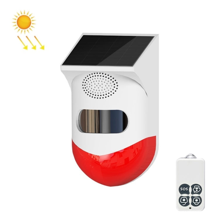 Outdoor IP67 Waterproof Solar Infrared Alarm, Spec: Remote Control - Alarm System by buy2fix | Online Shopping UK | buy2fix
