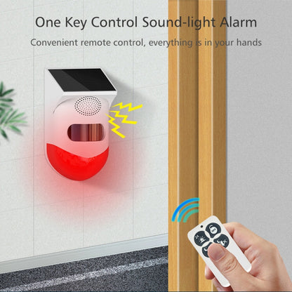 Outdoor IP67 Waterproof Solar Infrared Alarm, Spec: Remote Control - Alarm System by buy2fix | Online Shopping UK | buy2fix