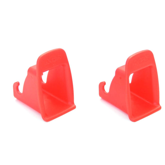 10 Pairs CSJY-4001 Car Child Safety Seat Interface Guide Slot(Red) - Seat Accessories by buy2fix | Online Shopping UK | buy2fix