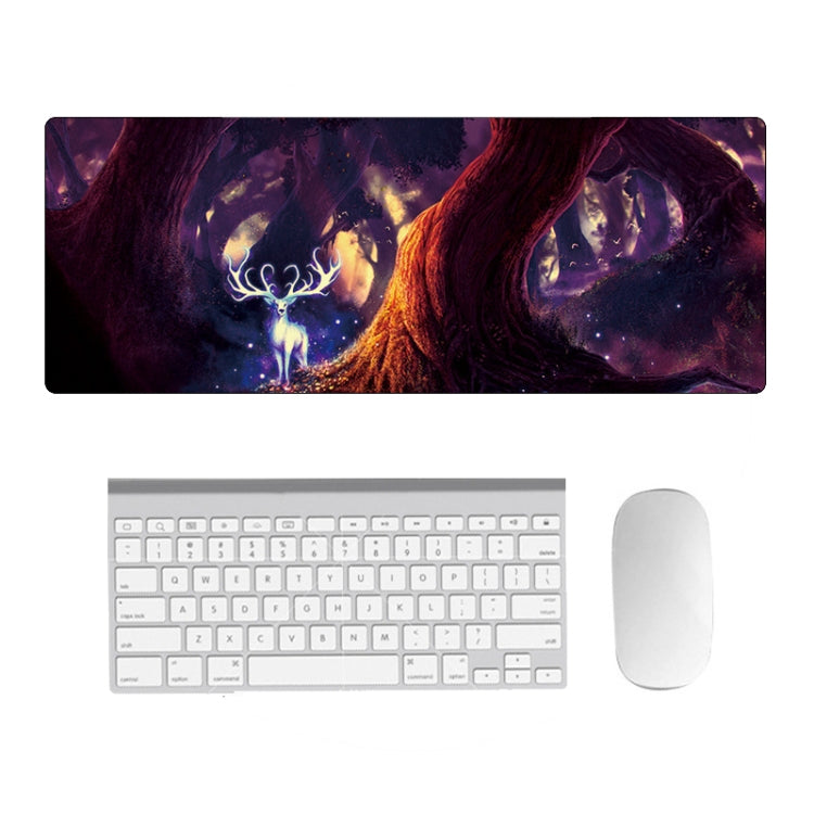 Hand-Painted Fantasy Pattern Mouse Pad, Size: 400 x 900 x 1.5mm Not Overlocked(1 Dream) by buy2fix