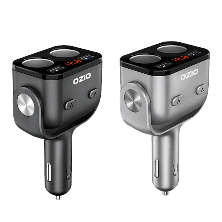 Ozio Car Charger Cigarette Lighter With USB Plug Car Charger, Model: Y34Q 5.3A Black - Cigar Socket by buy2fix | Online Shopping UK | buy2fix