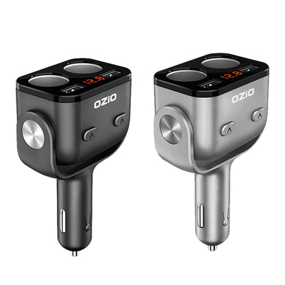 Ozio Car Charger Cigarette Lighter With USB Plug Car Charger, Model: Y34Q 5.3A Black - Cigar Socket by buy2fix | Online Shopping UK | buy2fix