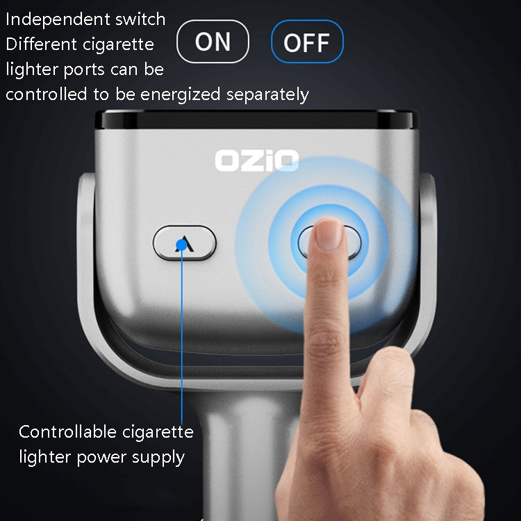 Ozio Car Charger Cigarette Lighter With USB Plug Car Charger, Model: Y34Q 5.3A Black - Cigar Socket by buy2fix | Online Shopping UK | buy2fix