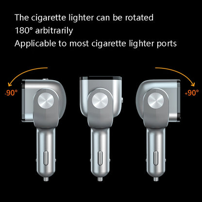 Ozio Car Charger Cigarette Lighter With USB Plug Car Charger, Model: Y48Q 6.5A Black - Cigar Socket by buy2fix | Online Shopping UK | buy2fix