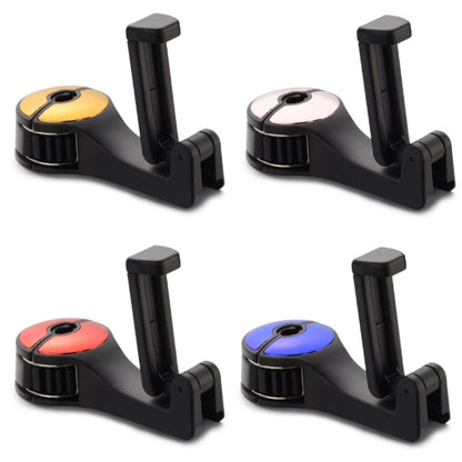 Car Multifunctional Rear Headrest Mobile Phone Hook(Second Generation Silver) by buy2fix