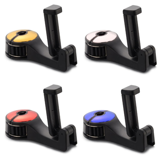 Car Multifunctional Rear Headrest Mobile Phone Hook(Second Generation Blue) by buy2fix