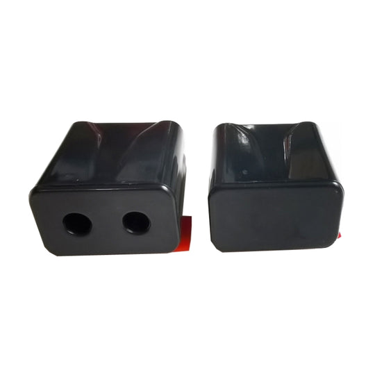 3 Paar Ultraschall-ABS-Tierschraubendreher, quadratischer Tieralarm (schwarz)