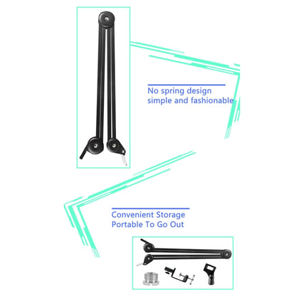 Microphone Desktop Cantilever Stent 360 Degree Rotating Bracket(GAZ-40 B) - Stand by buy2fix | Online Shopping UK | buy2fix