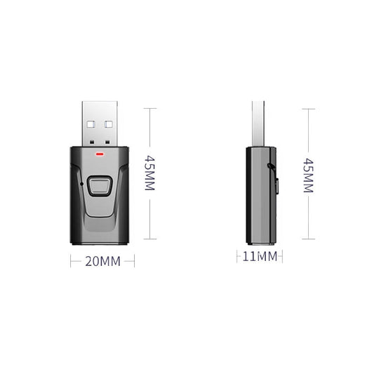 T7 4 In 1 Bluetooth 5.0 USB Transmit Receiving Audio Adapter - Bluetooth Adapters by buy2fix | Online Shopping UK | buy2fix