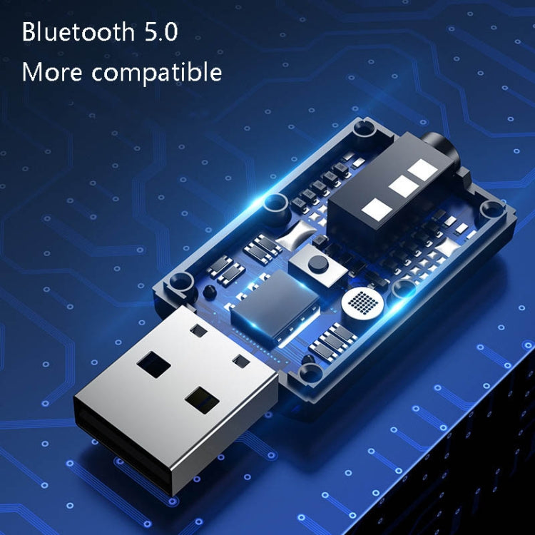 T7 4 In 1 Bluetooth 5.0 USB Transmit Receiving Audio Adapter - Bluetooth Adapters by buy2fix | Online Shopping UK | buy2fix