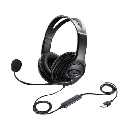 Head-Mounted Wired Headset With Microphone, Style: GAE-109 by buy2fix