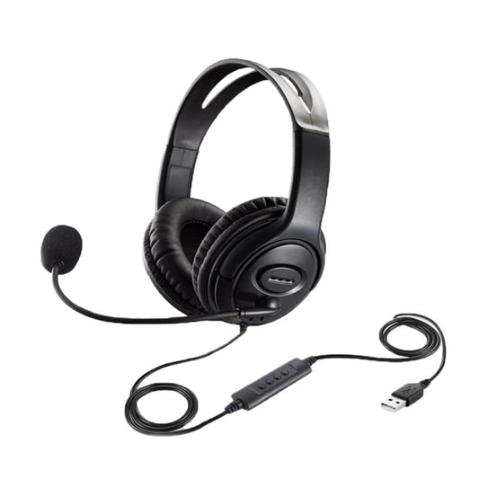 Head-Mounted Wired Headset With Microphone, Style: GAE-109 by buy2fix