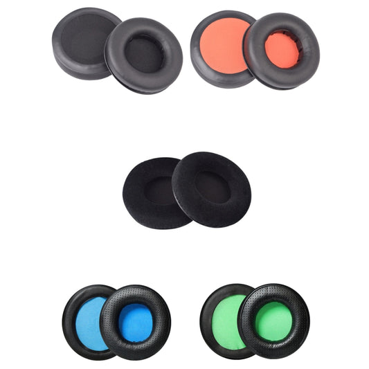 2 PCS Headset Sponge Earmuffs For Razer Kraken 7.1 V1 Pro, Colour: Black+Orange Net - Earmuff & Pad by buy2fix | Online Shopping UK | buy2fix