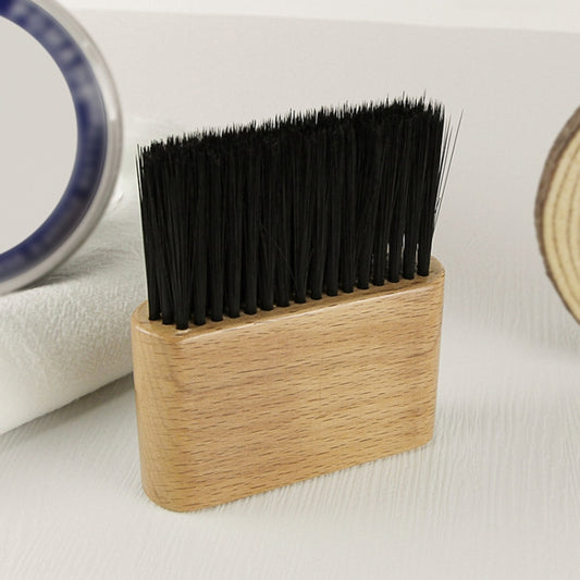 Flat Shredded Hair Brush Haircut And Neck Cleaning Brush(Wood Color) - Hair Trimmer by buy2fix | Online Shopping UK | buy2fix