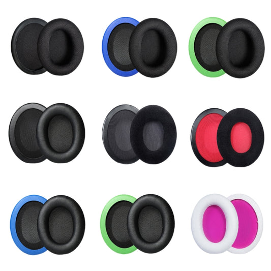 2pcs Headset Earmuffs For Kingston HyperX Cloud II / Silver / Alpha / Flight / Stinger, Color: Black Protein Skin - Earmuff & Pad by buy2fix | Online Shopping UK | buy2fix