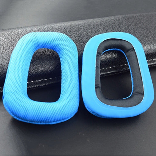 2 PCS Headset Sponge Earmuffs for Logitech G35 / G930 / G430 / F450(Blue) - Earmuff & Pad by buy2fix | Online Shopping UK | buy2fix