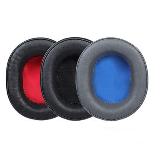 2 PCS Headset Protein Leather Earmuffs for Audio-Technica  ATH-WS660BT(Black+Red) - Earmuff & Pad by buy2fix | Online Shopping UK | buy2fix