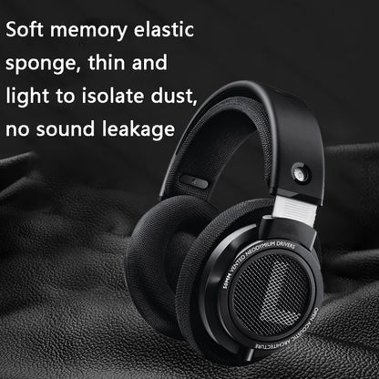 2 PCS Headset Sponge Earmuffs for Philips SHP9500(Black Mesh) - Earmuff & Pad by buy2fix | Online Shopping UK | buy2fix