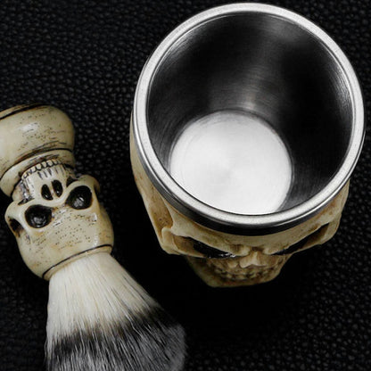 Skull Cleansing Shaving and Foaming Tools, Color Classification: Armor Bubbling Bowl, Random Color Delivery - Hair Trimmer by buy2fix | Online Shopping UK | buy2fix