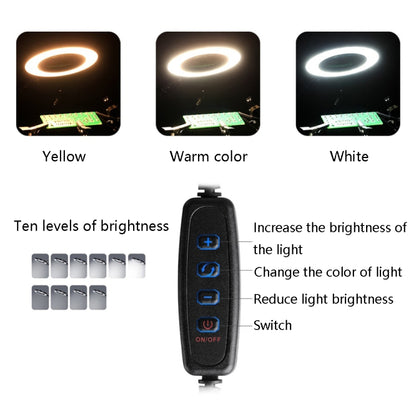 SN5BK-USB 4-Clawed Lamp Adjustable Desktop Soldering Station(Blue) by buy2fix