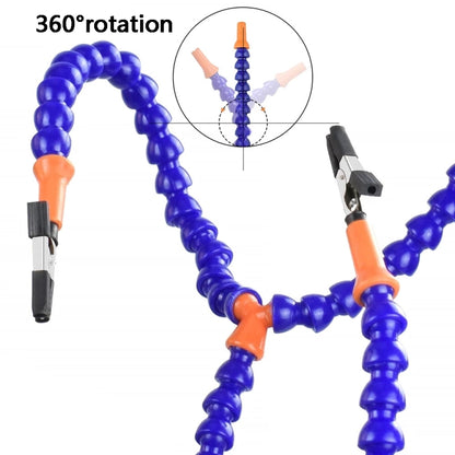 SN5BK-USB 4-Clawed Lamp Adjustable Desktop Soldering Station(Black) by buy2fix