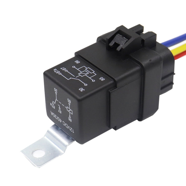 1040 5 Pin Waterproof Integrated Automotive Relay With Bracket, Rated voltage: 24V - Relays by buy2fix | Online Shopping UK | buy2fix