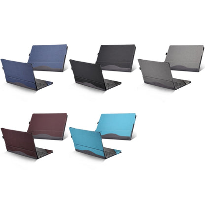 13.9 inch PU Leather Laptop Protective Cover For Lenovo Yoga 5 Pro / Yoga 910(Blue) by buy2fix
