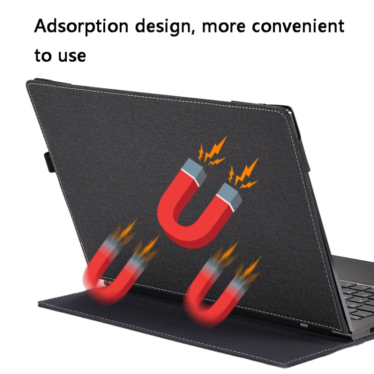 13.9 inch PU Leather Laptop Protective Cover For Lenovo Yoga 5 Pro / Yoga 910(Blue) by buy2fix