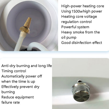 Mist Air Spray Cleaner Disinfectant Air Purifier, Power Plug: US Plug 220V(White) - Air Purifiers & Accessories by buy2fix | Online Shopping UK | buy2fix
