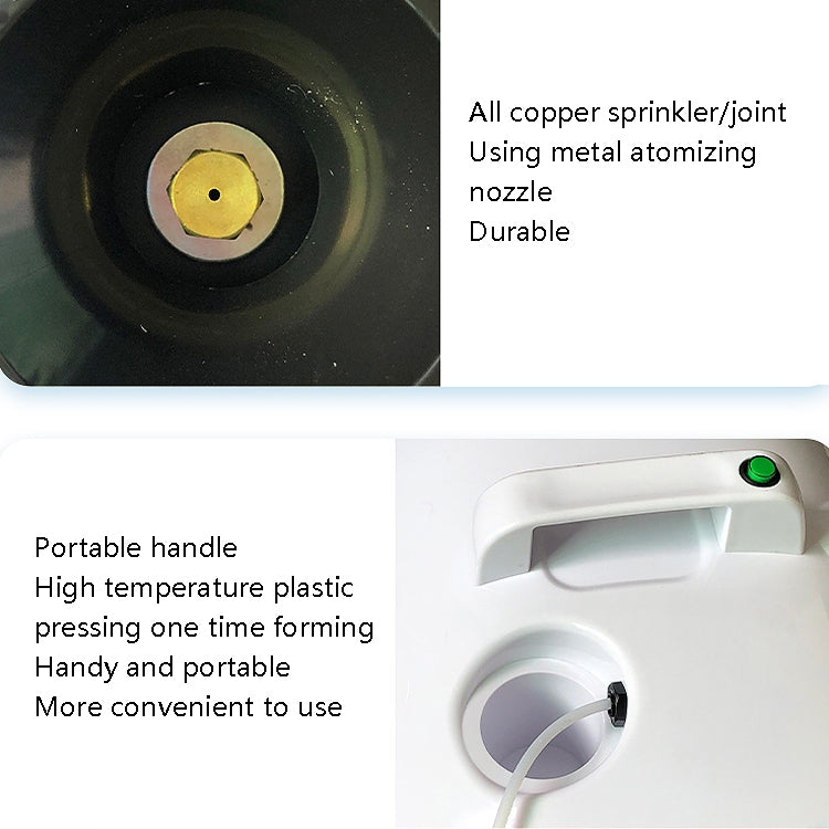 Mist Air Spray Cleaner Disinfectant Air Purifier, Power Plug: US Plug 220V(White) - Air Purifiers & Accessories by buy2fix | Online Shopping UK | buy2fix