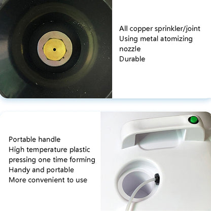 Mist Air Spray Cleaner Disinfectant Air Purifier, Power Plug: US Plug 220V(White) - Air Purifiers & Accessories by buy2fix | Online Shopping UK | buy2fix