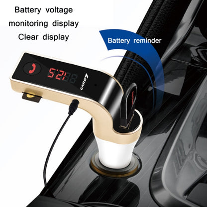 G7 Car Hands-Free Bluetooth FM Player MP3(Black) - Bluetooth Car Kits by buy2fix | Online Shopping UK | buy2fix