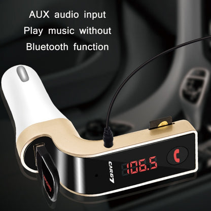 G7 Car Hands-Free Bluetooth FM Player MP3(Black) - Bluetooth Car Kits by buy2fix | Online Shopping UK | buy2fix