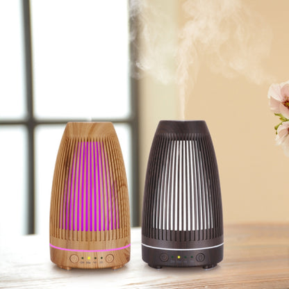 STB-103 Atmosphere Colorful Light Humidifier Aroma Diffuser(Deep Wooden Grain) - Air Purifiers & Accessories by buy2fix | Online Shopping UK | buy2fix