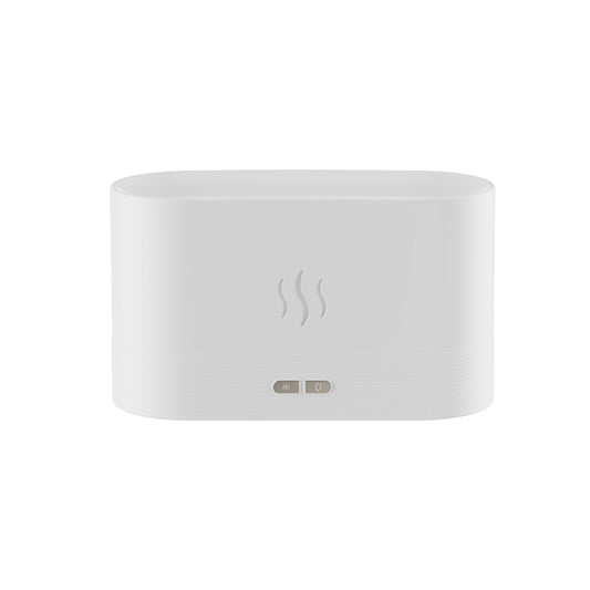 Flame Aroma Diffuser Night Light Humidifier(White) - Air Purifiers & Accessories by buy2fix | Online Shopping UK | buy2fix