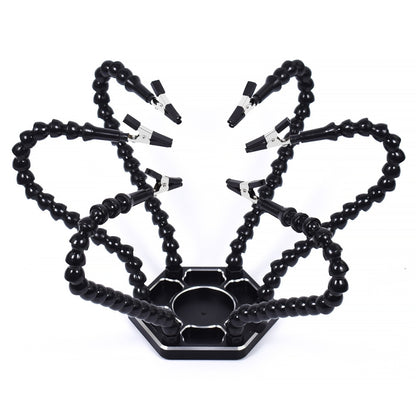 Six-Claw Alligator Clip Fixing Welding Station(N-SS6-BK9 Black) by buy2fix