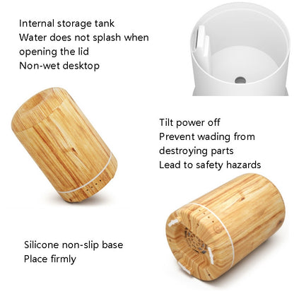 STB-105 Wood Grain Aromatherapy USB Air Purifier(Dark Wooden Grain) - Air Purifiers & Accessories by buy2fix | Online Shopping UK | buy2fix