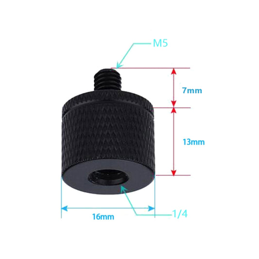 4 PCS Screw Adapter A19 1/4 Female to M5 Male  Screw -  by buy2fix | Online Shopping UK | buy2fix