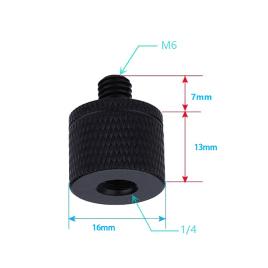 4 PCS Screw Adapter A20 1/4 Female to M6 Male  Screw -  by buy2fix | Online Shopping UK | buy2fix