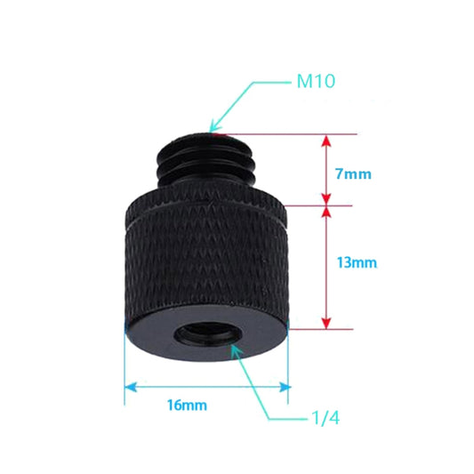 4 PCS Screw Adapter A22 1/4 Female to M10 Male  Screw -  by buy2fix | Online Shopping UK | buy2fix