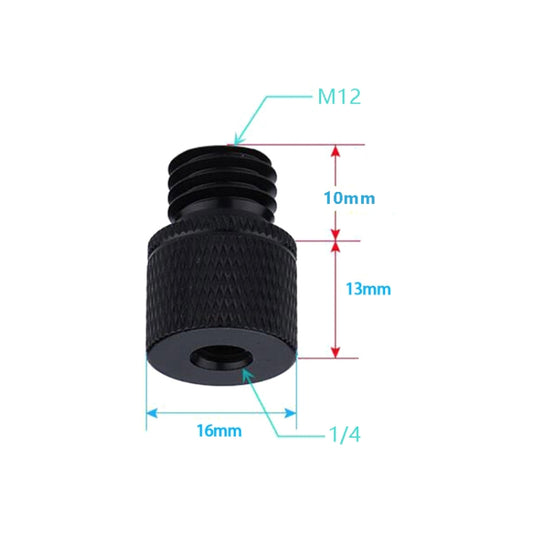4 PCS Screw Adapter A23 1/4 Female to M12 Male  Screw -  by buy2fix | Online Shopping UK | buy2fix