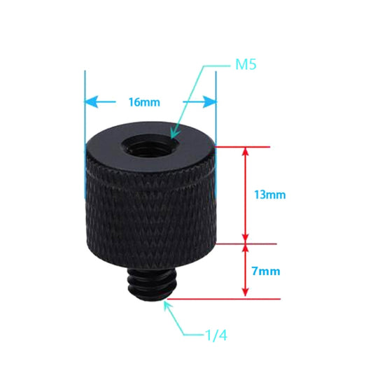 4 PCS Screw Adapter A30 M5 Female to 1/4 Male Screw -  by buy2fix | Online Shopping UK | buy2fix
