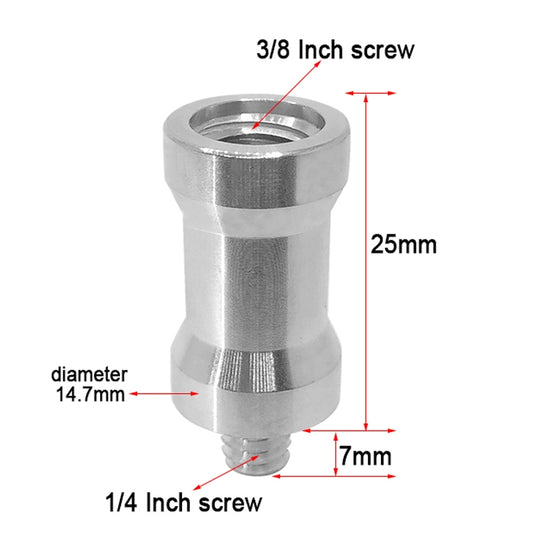10 PCS Screw Adapter 3/8 Female to 1/4 Male Screw -  by buy2fix | Online Shopping UK | buy2fix