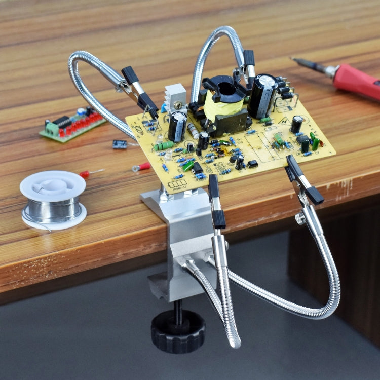 SN4B-SY2 Silver Four-Claw PCB Digital Repair Welding Station by buy2fix