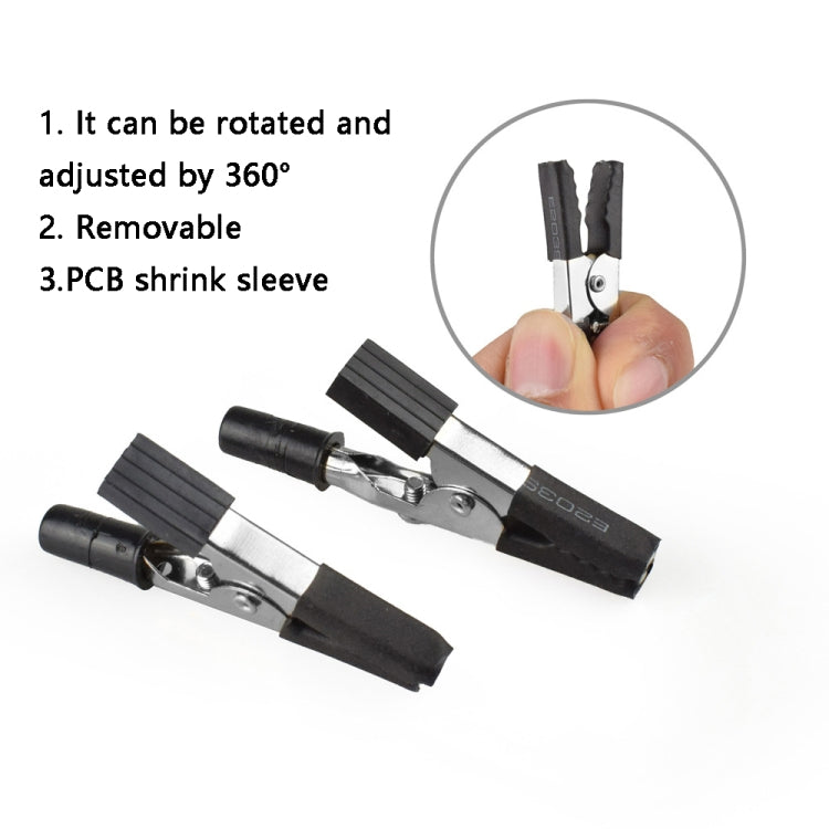 SN4B Black Tube Silver Clip Four-Claw PCB Digital Repair Welding Station by buy2fix