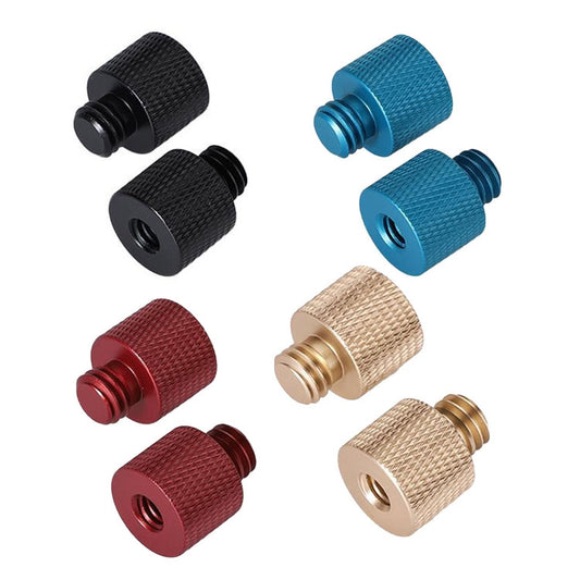 10 PCS Screw Adapter 1/4 Female to 3/8 Male Screw (Red) -  by buy2fix | Online Shopping UK | buy2fix