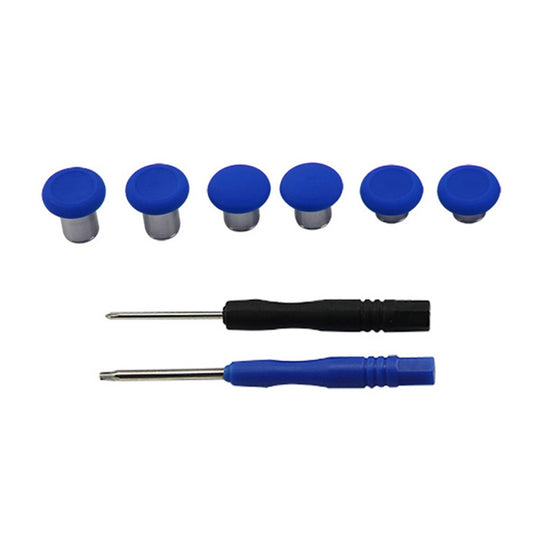 Accessoires de boutons 6 PCS pour PS4 / Switch / Xbox One (bleu)